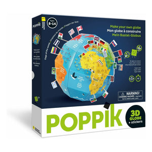 Poppik - ग्लोब के साथ झंडा बनाना