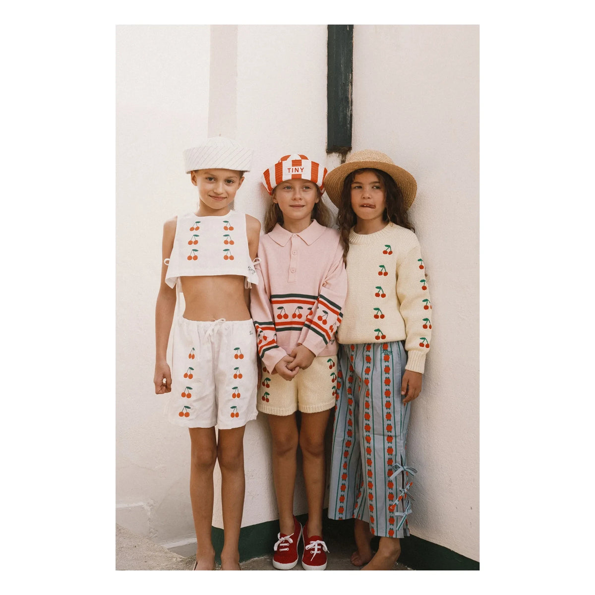 Tinycottons - छोटे चेरी टविल | सफ़ेद