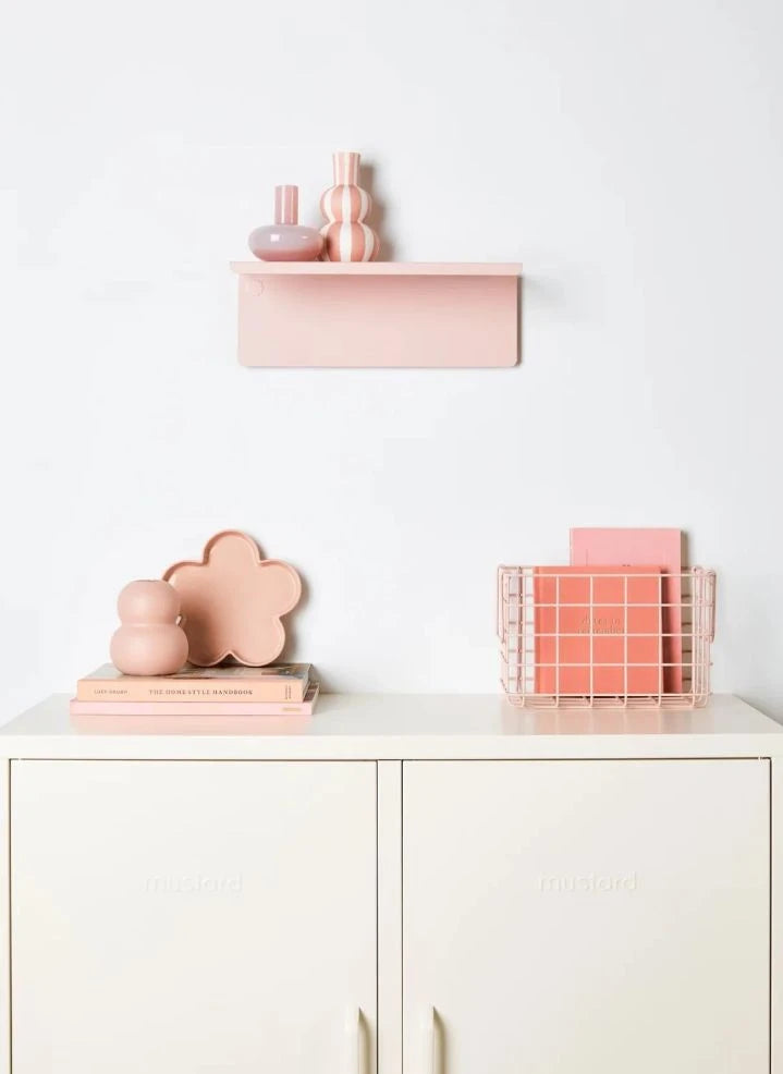Mustard Made - Ledge Metal Duvar Rafı | Blush