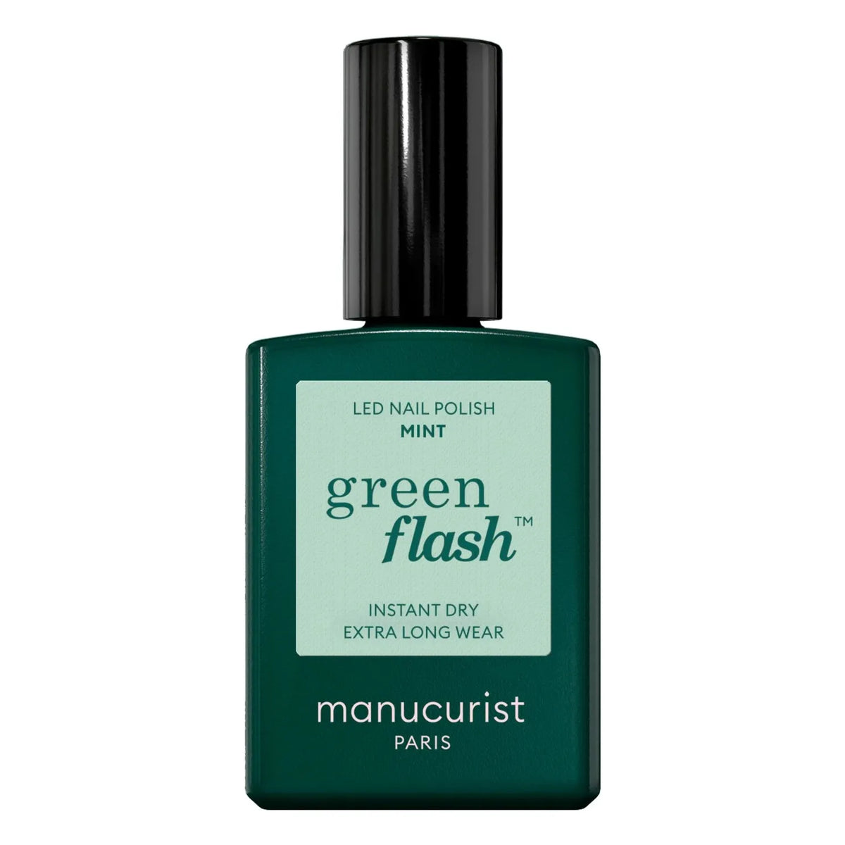 Manucurist - Green Flash सेमी-परमानेंट नेल पॉलिश - 15ml | मिंट