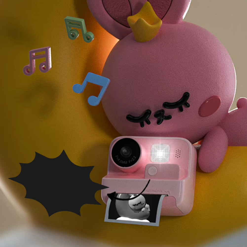 iPixi – त्वरित प्रिंट डिजिटल फोटो और वीडियो कैमरा गुलाबी