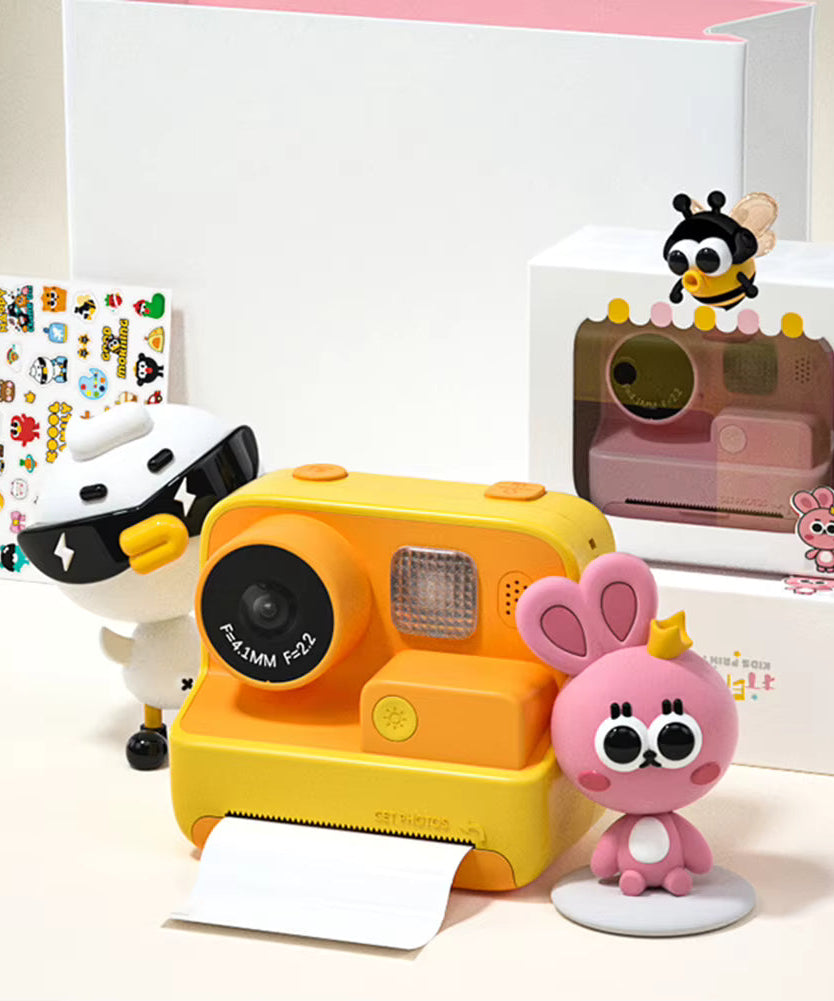 iPixi – त्वरित प्रिंट डिजिटल फोटो और वीडियो कैमरा गुलाबी