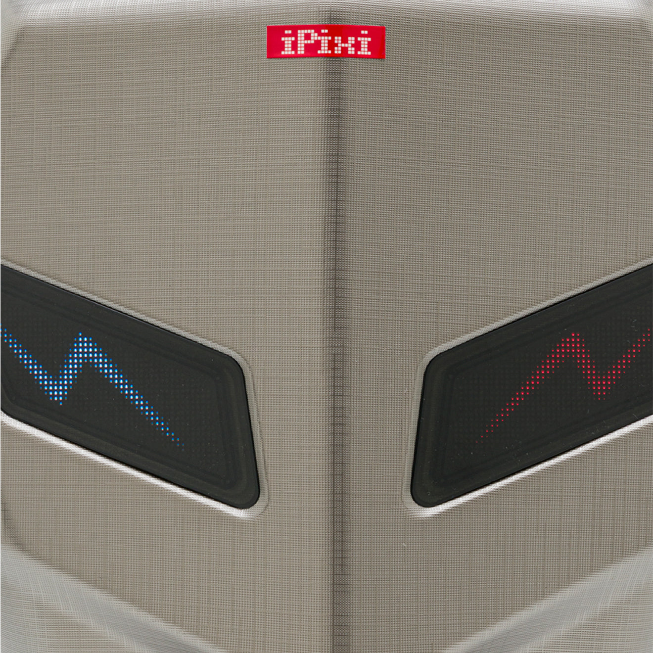 iPixi – मोटरसाइकिल चालक और यात्री टाइटेनियम संरक्षित LED बैकपैक