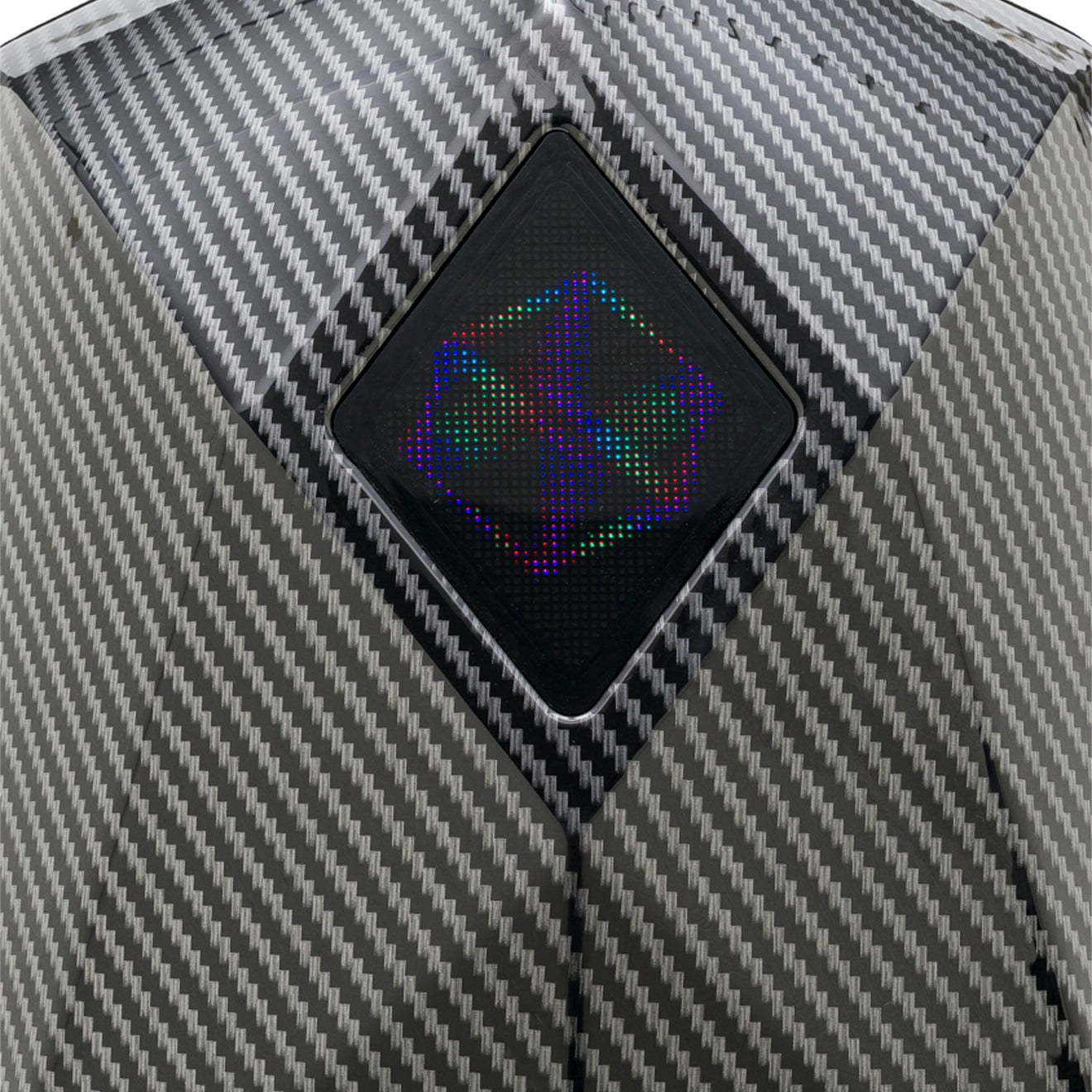 iPixi – मोटरसाइकिल चालक और यात्री टाइटेनियम संरक्षित LED बैकपैक