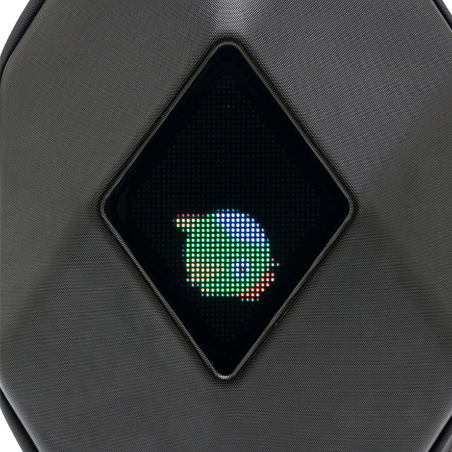 iPixi – कंधे और कमर टाइटेनियम संरक्षित LED बैग