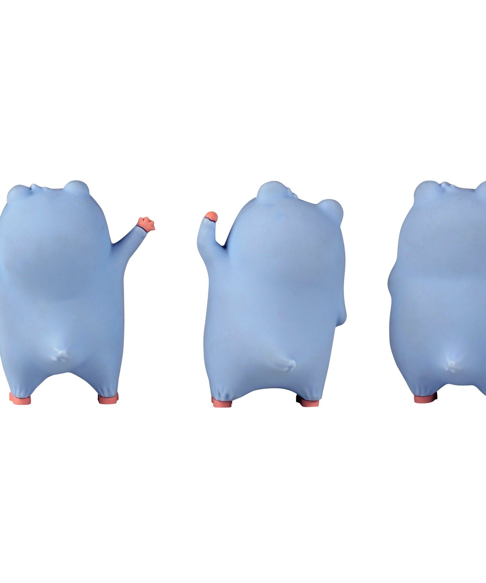 Grizzy ve Lemmingler - 3lü Leming Figür Oyuncağı-Dinossi