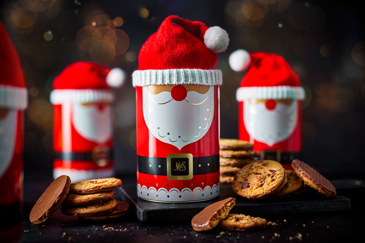 एम एंड एस फूड - नमकीन कारमेल चॉकलेट कुकी