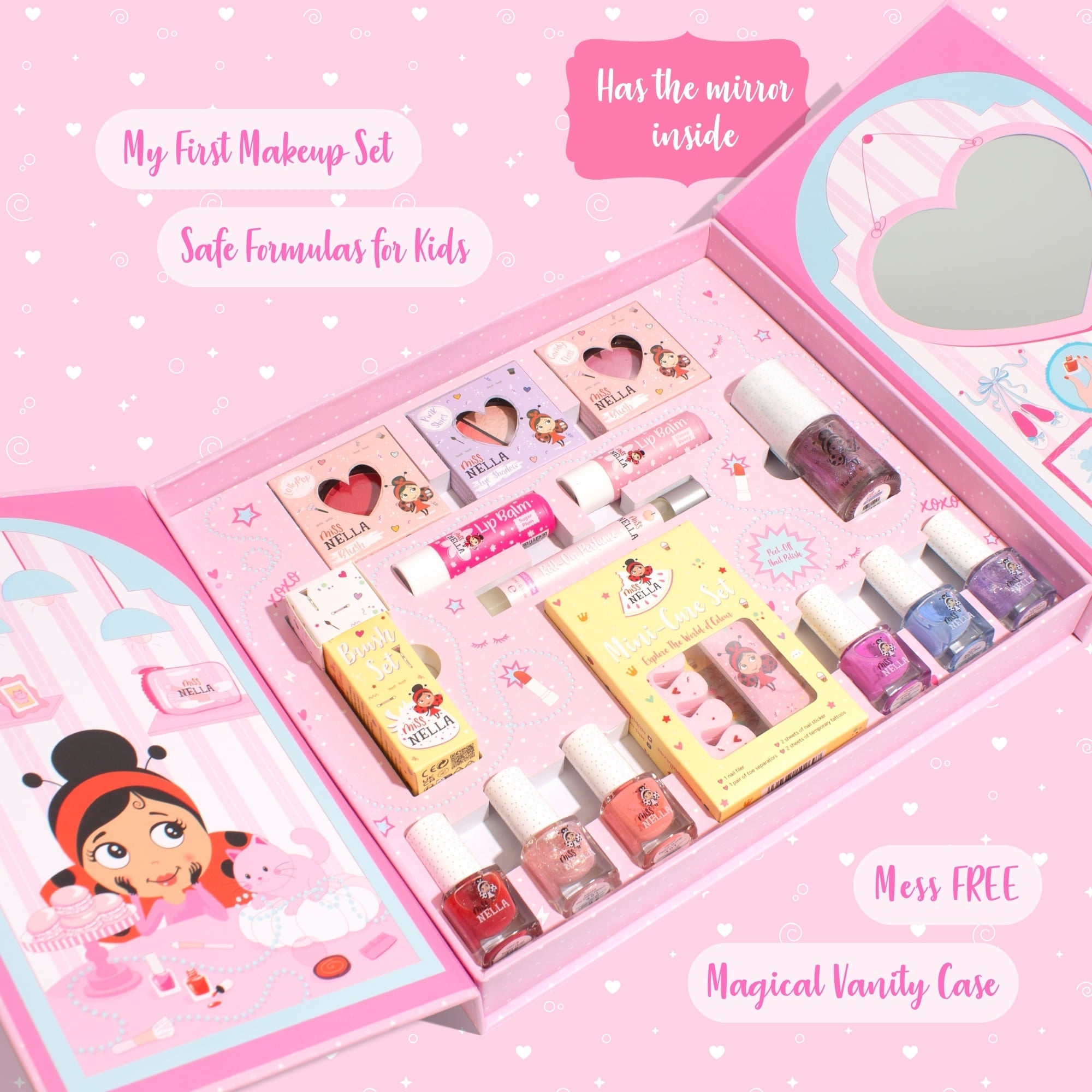 मिस नेल्ला - विषरहित प्राकृतिक श्रृंगार सेट