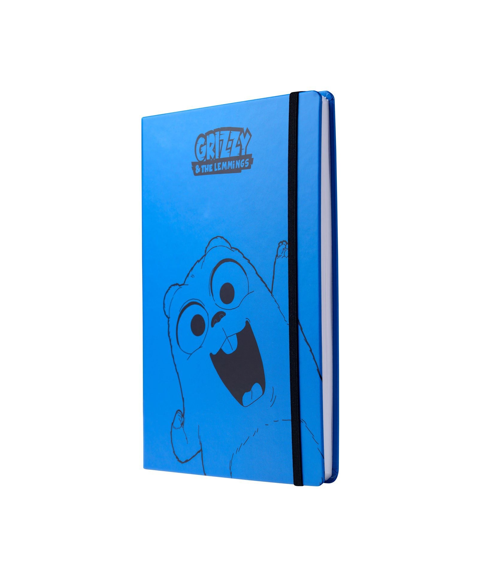 Grizzy ve Lemmingler - Lemming A5 Çizgili Not Defteri-Dinossi