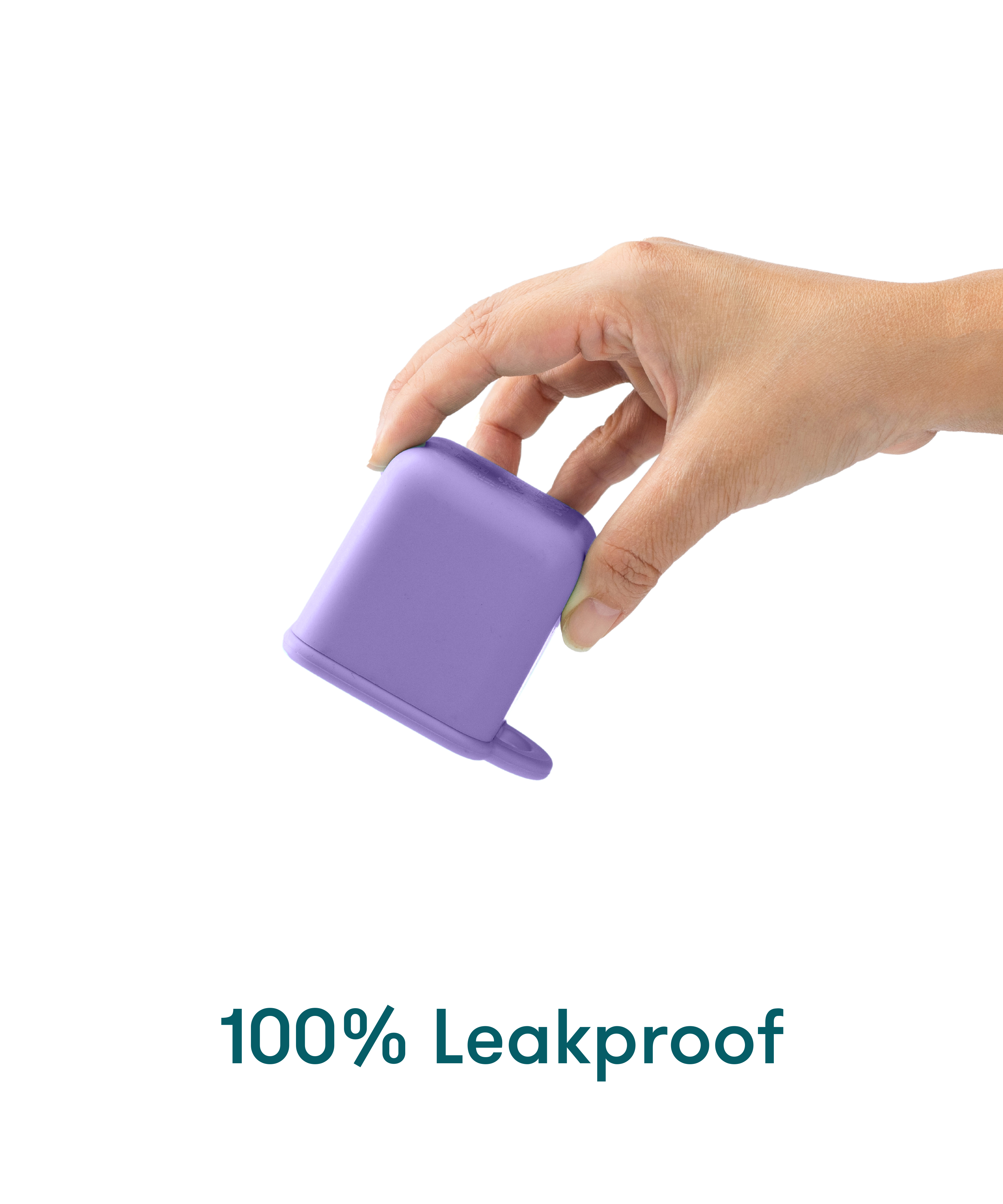 Omiebox - बेंटो बॉक्स आंतरिक विभाजन कंटेनर 2 टुकड़े बैंगनी/नारंगी