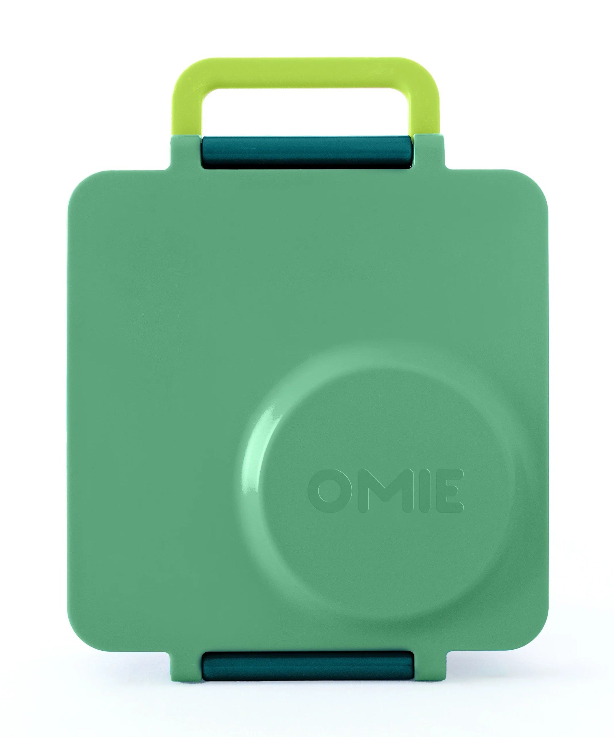 OmieBox - ताप इन्सुलेटेड हरा बेंटो भोजन बॉक्स