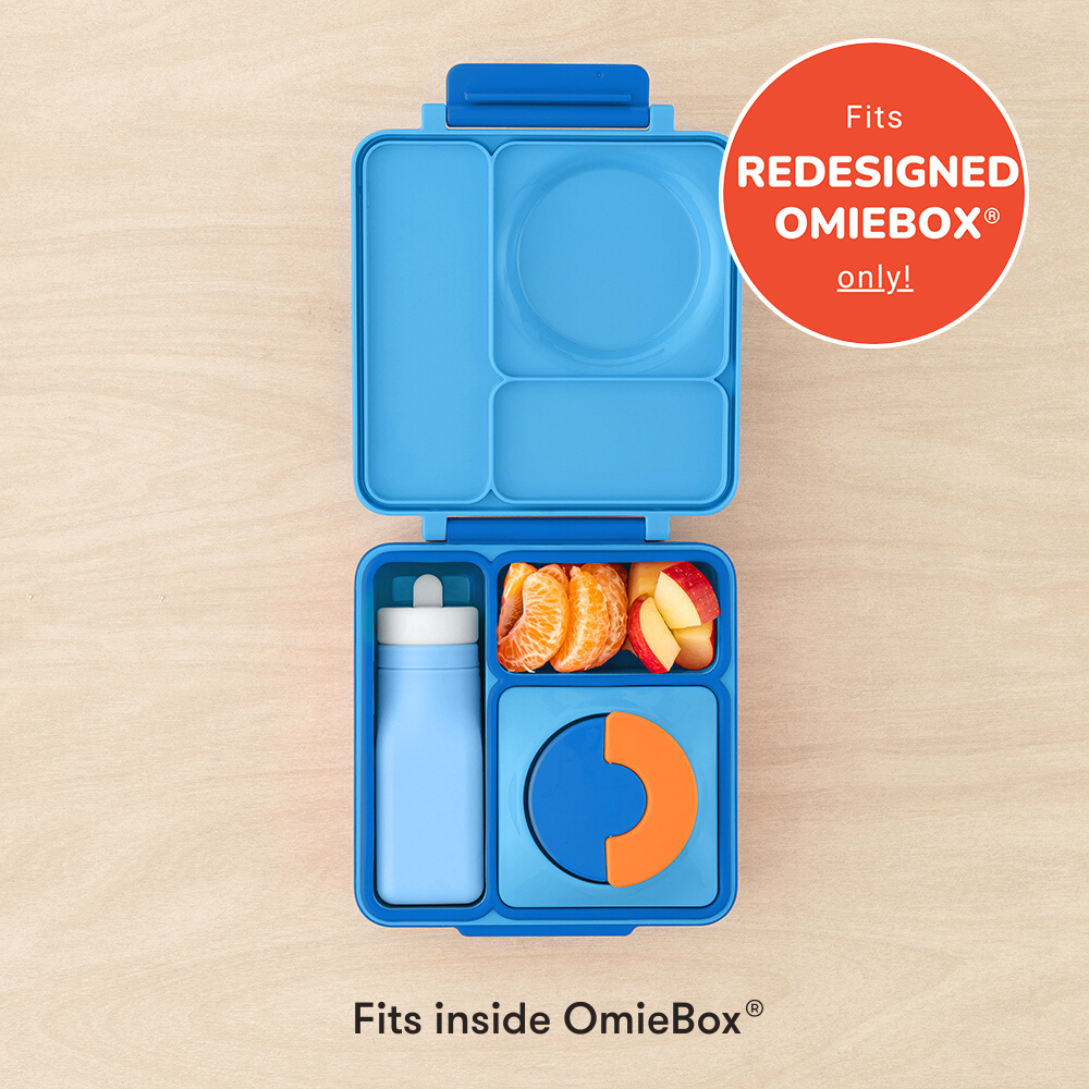 Omiebox - OmieBottle BPA मुक्त सिलिकॉन पानी की बोतल नीला