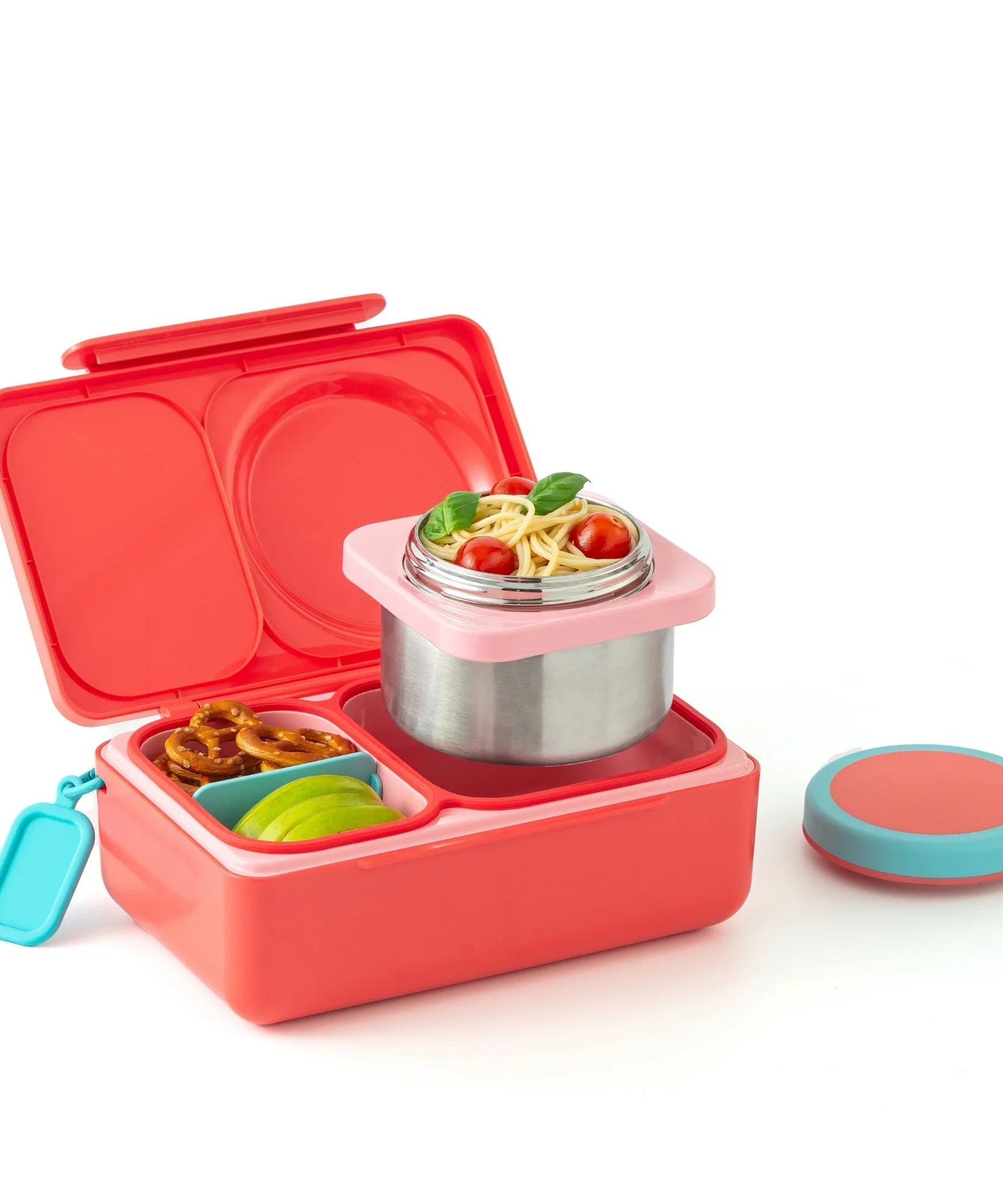 Omiebox - UP थर्मल इंसुलेटेड 2. पीढ़ी चेरी गुलाबी बेंटो भोजन बॉक्स
