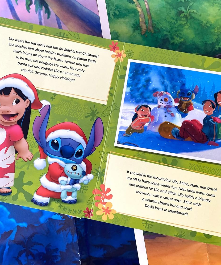 Phidal - स्टिच फिगर खिलौना वाला अंग्रेज़ी गतिविधि और कहानी पुस्तक