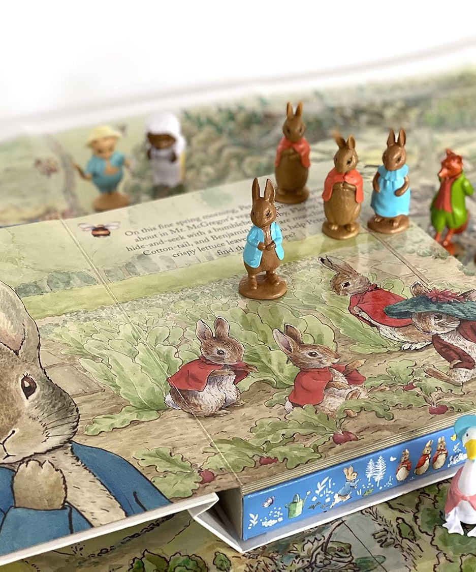 Phidal - खरगोश पीटर आकृति खिलौना के साथ अंग्रेज़ी गतिविधि और कहानी पुस्तक