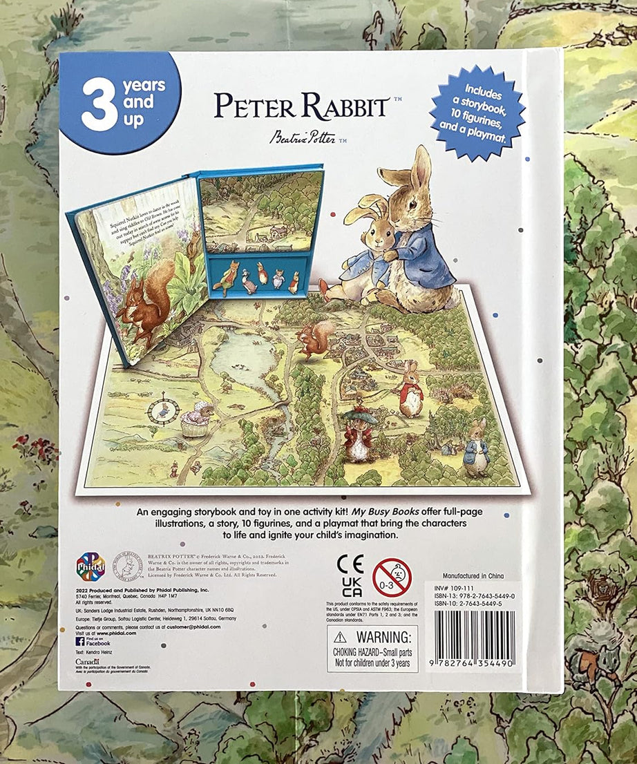 Phidal - खरगोश पीटर आकृति खिलौना के साथ अंग्रेज़ी गतिविधि और कहानी पुस्तक