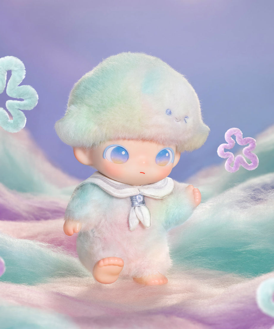 पॉप मार्ट - ओरिजिनल DIMOO न्यू लाइफ जर्नल सीरीज़ विनाइल प्लश बेबी सरप्राइज ब्लाइंड पैकेट