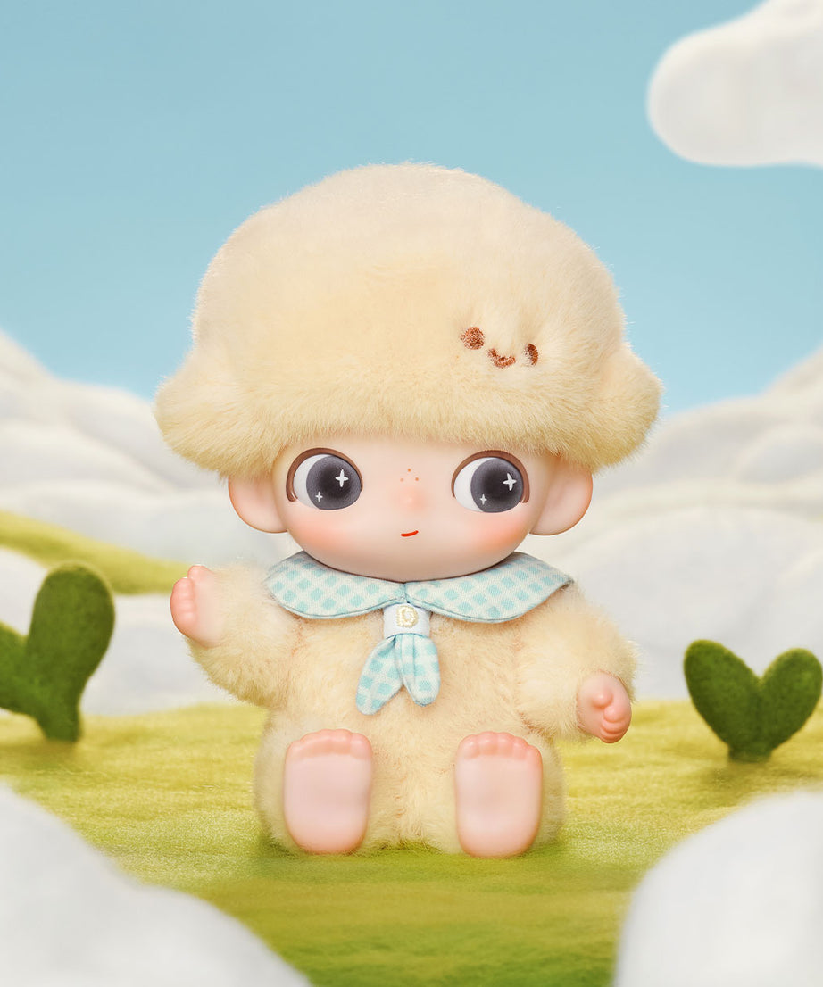 पॉप मार्ट - ओरिजिनल DIMOO न्यू लाइफ जर्नल सीरीज़ विनाइल प्लश बेबी सरप्राइज ब्लाइंड पैकेट