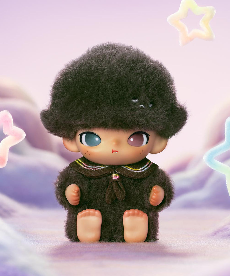 पॉप मार्ट - ओरिजिनल DIMOO न्यू लाइफ जर्नल सीरीज़ विनाइल प्लश बेबी सरप्राइज ब्लाइंड पैकेट