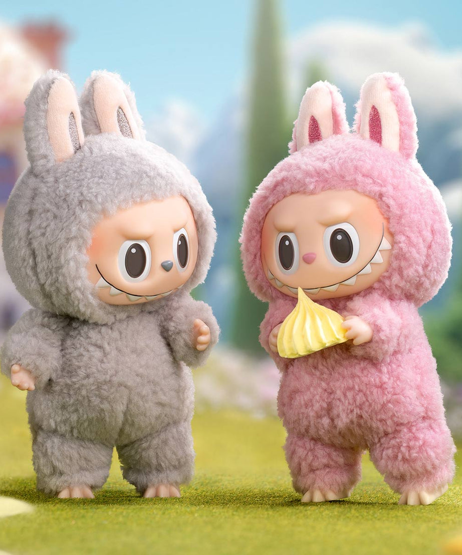 पॉप मार्ट - ओरिजिनल Labubu द मॉन्स्टर्स: रोमांचक मैकरॉन विनाइल प्लश गुड़िया सरप्राइज ब्लाइंड पैकेट