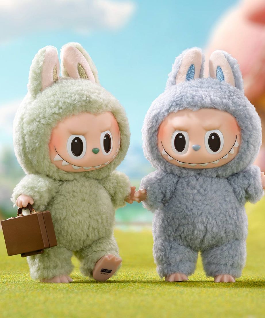 पॉप मार्ट - ओरिजिनल Labubu द मॉन्स्टर्स: रोमांचक मैकरॉन विनाइल प्लश गुड़िया सरप्राइज ब्लाइंड पैकेट