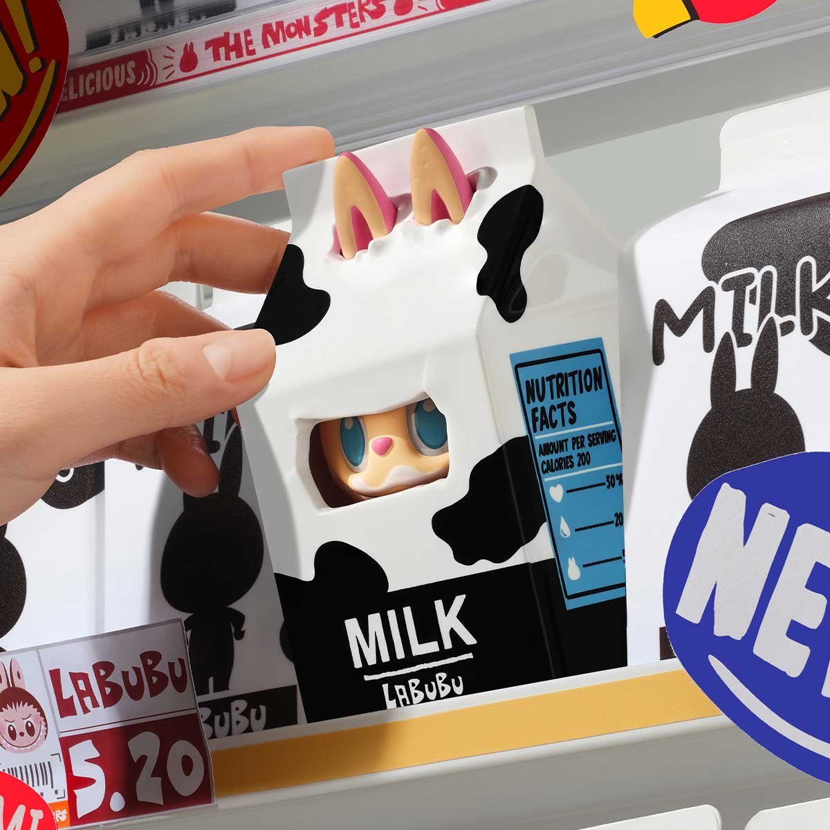 पॉप मार्ट - द मॉन्स्टर्स विचित्र मार्ट श्रृंखला आश्चर्य आकृति