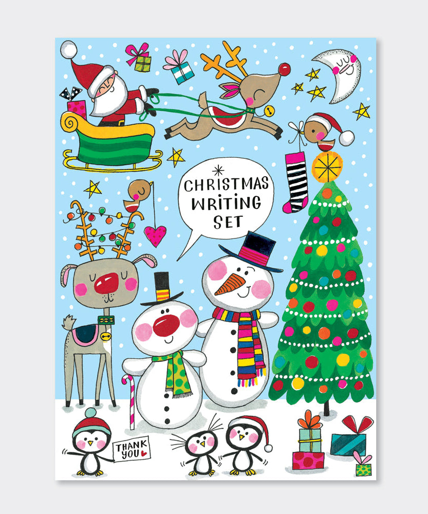 Rachel Ellen - क्रिसमस धन्यवाद पत्र लेखन सेट