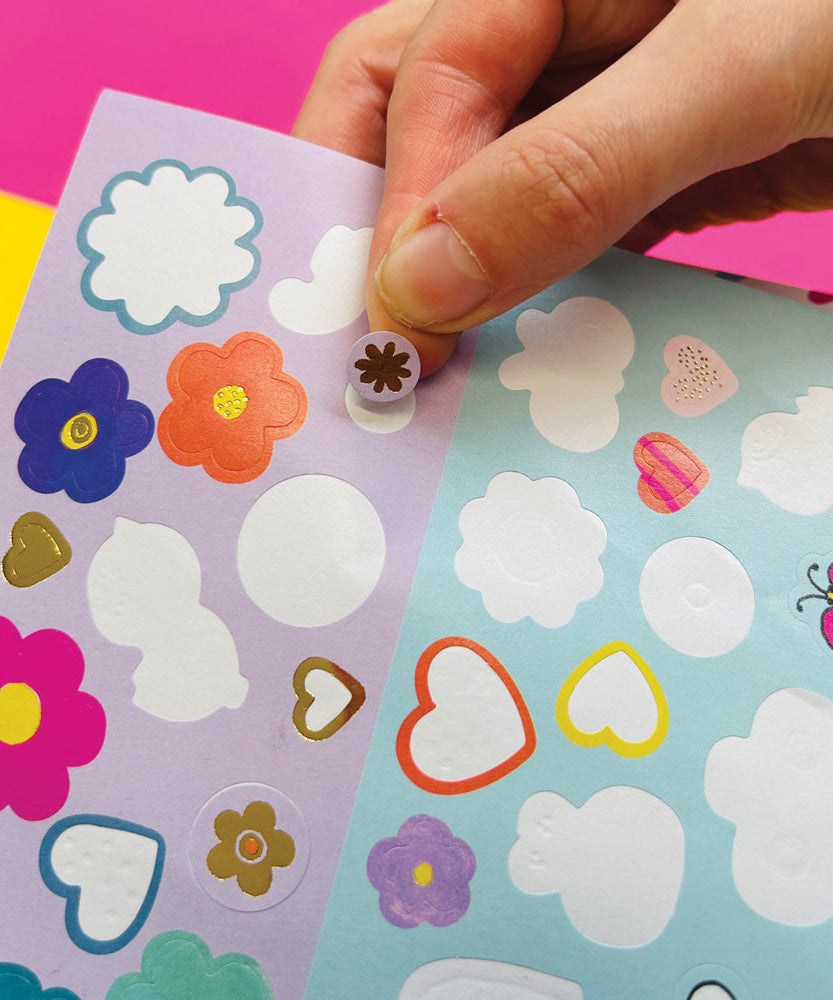 Rachel Ellen - Grl Pwr स्टिकर स्टेज पेंटिंग और गतिविधि पुस्तक