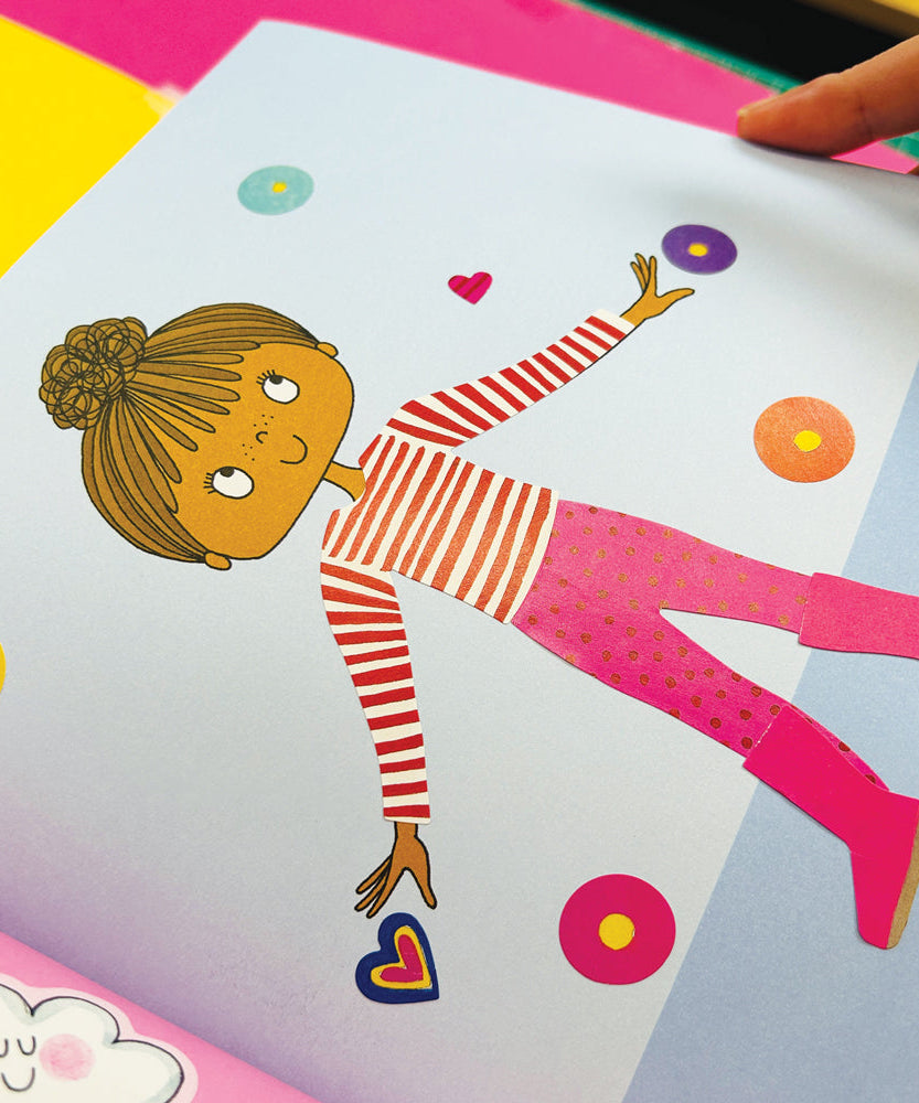 Rachel Ellen - Grl Pwr स्टिकर स्टेज पेंटिंग और गतिविधि पुस्तक