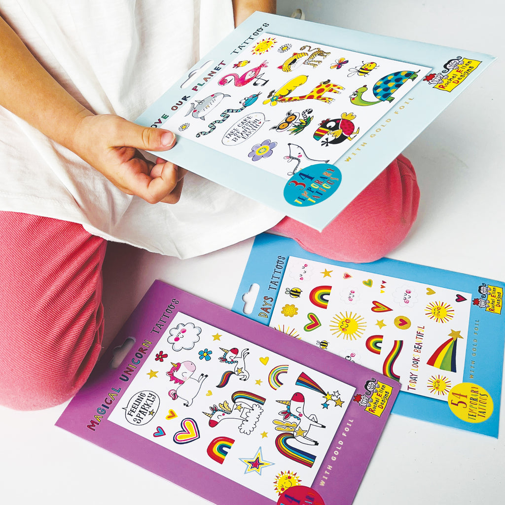 Rachel Ellen - Love Our Planet बच्चों के अस्थायी टैटू