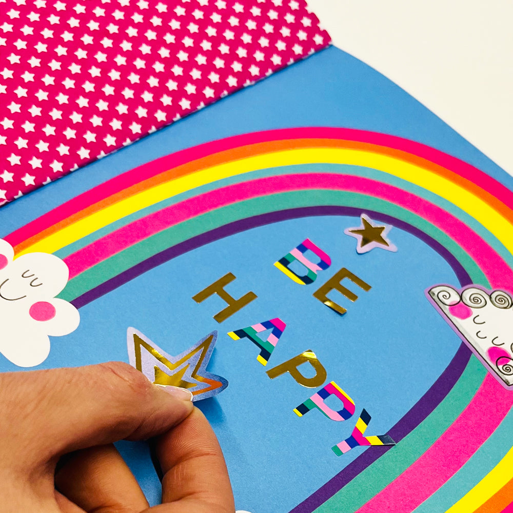 Rachel Ellen - Moondance स्टिकर सीन पेंटिंग और गतिविधि पुस्तक