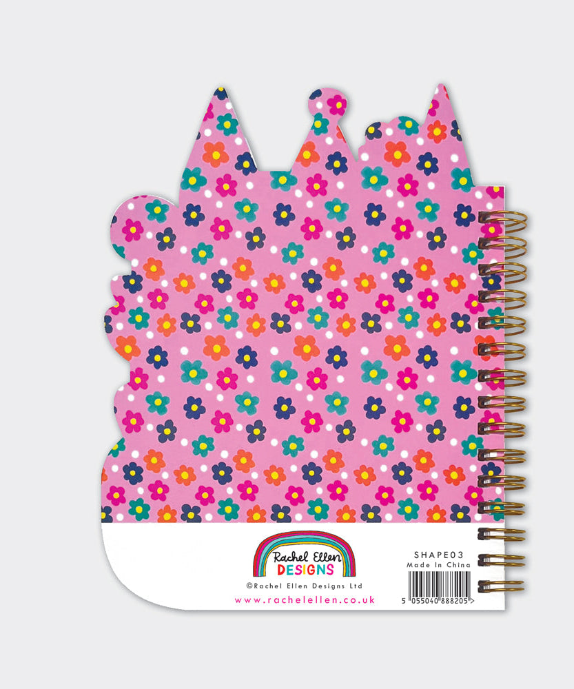 Rachel Ellen - Purr-fect बिल्ली के आकार वाला तार वाला कवर नोटबुक