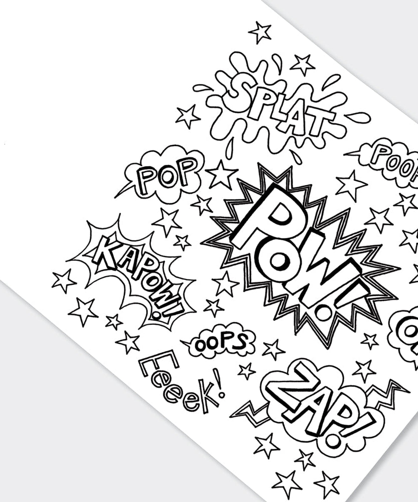 Rachel Ellen - सुपर हीरो रंग भरने की किताब