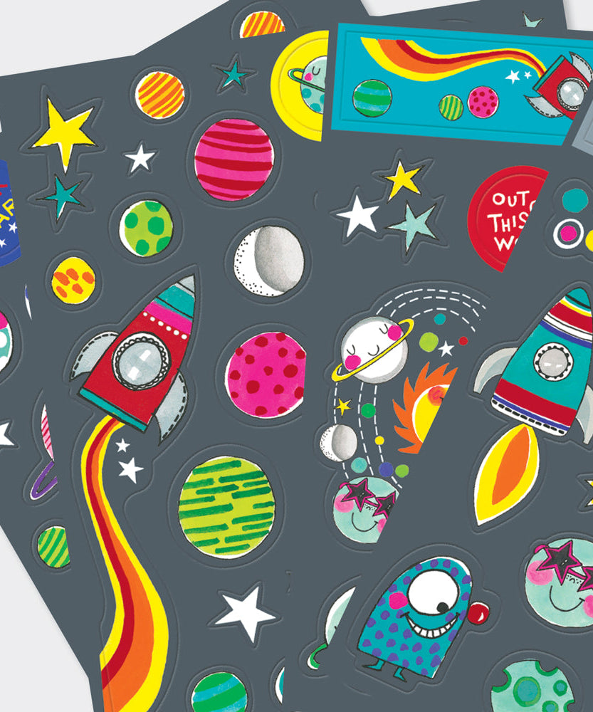 Rachel Ellen - चाँद तक स्टिकर चिपकाने वाली किताबें