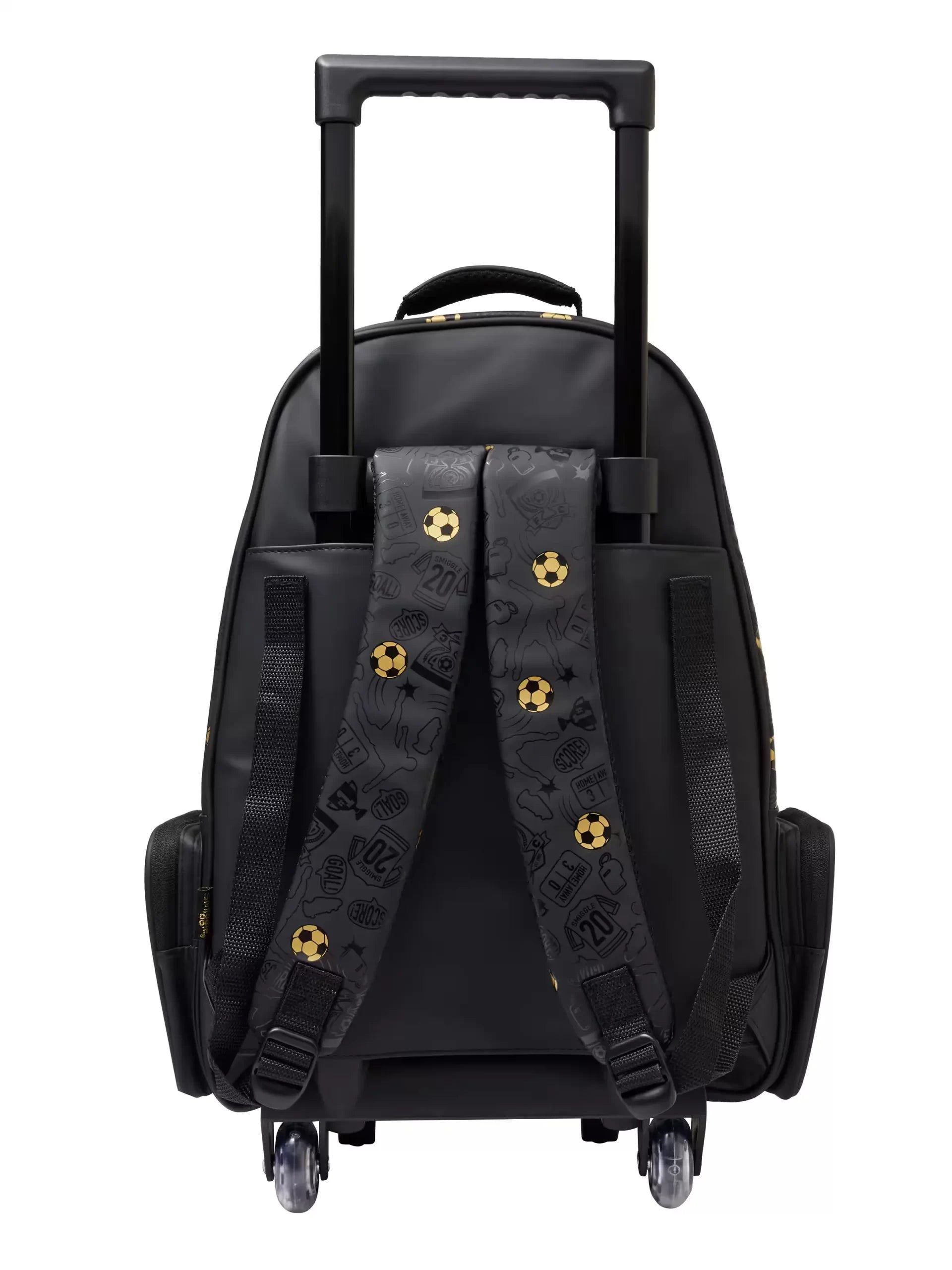 Smiggle – 20वां जन्मदिन खींचने वाला रोशनी वाला पहियों वाला बैग