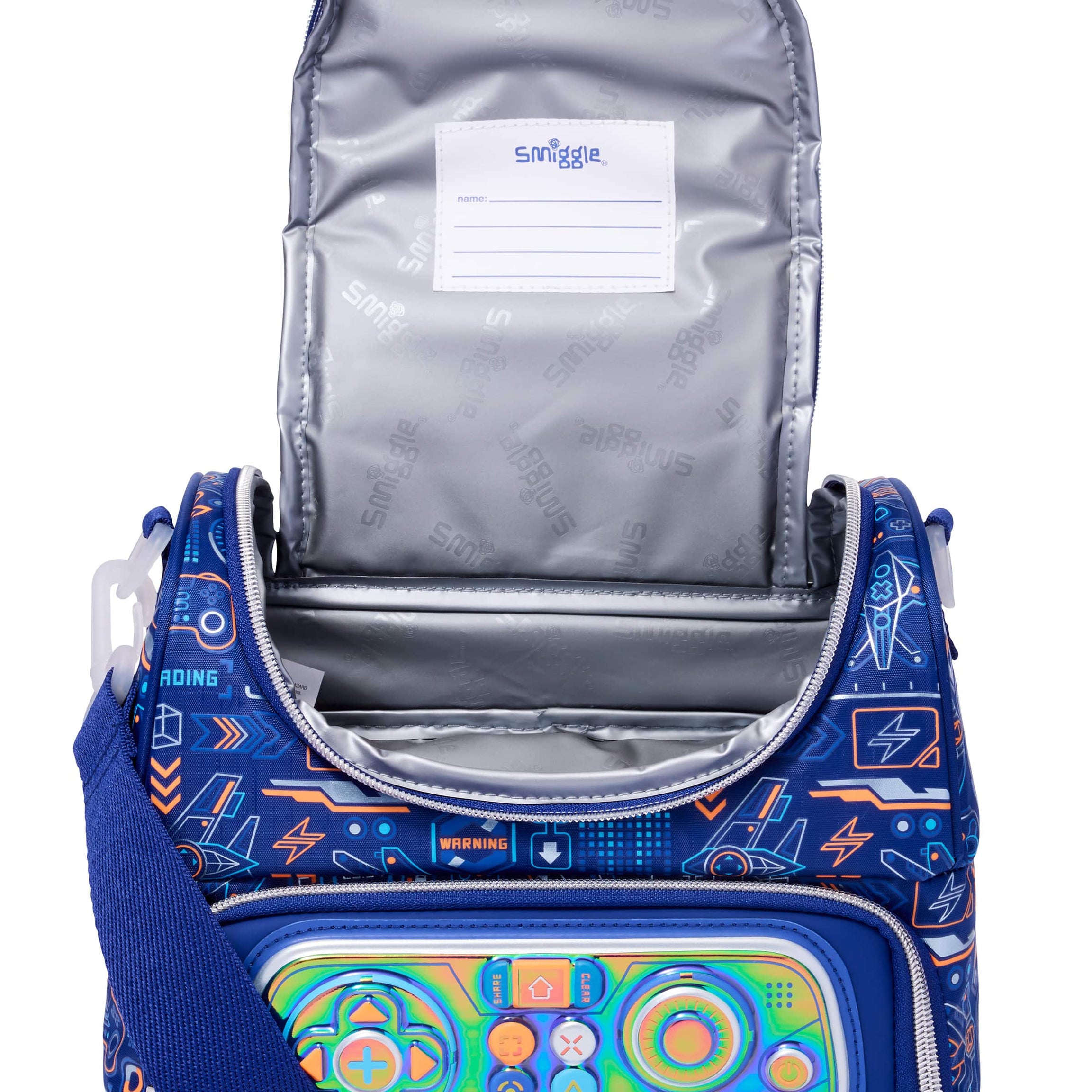 Smiggle - बीटा डबल लेयरड हैंडल वाला लंच बैग