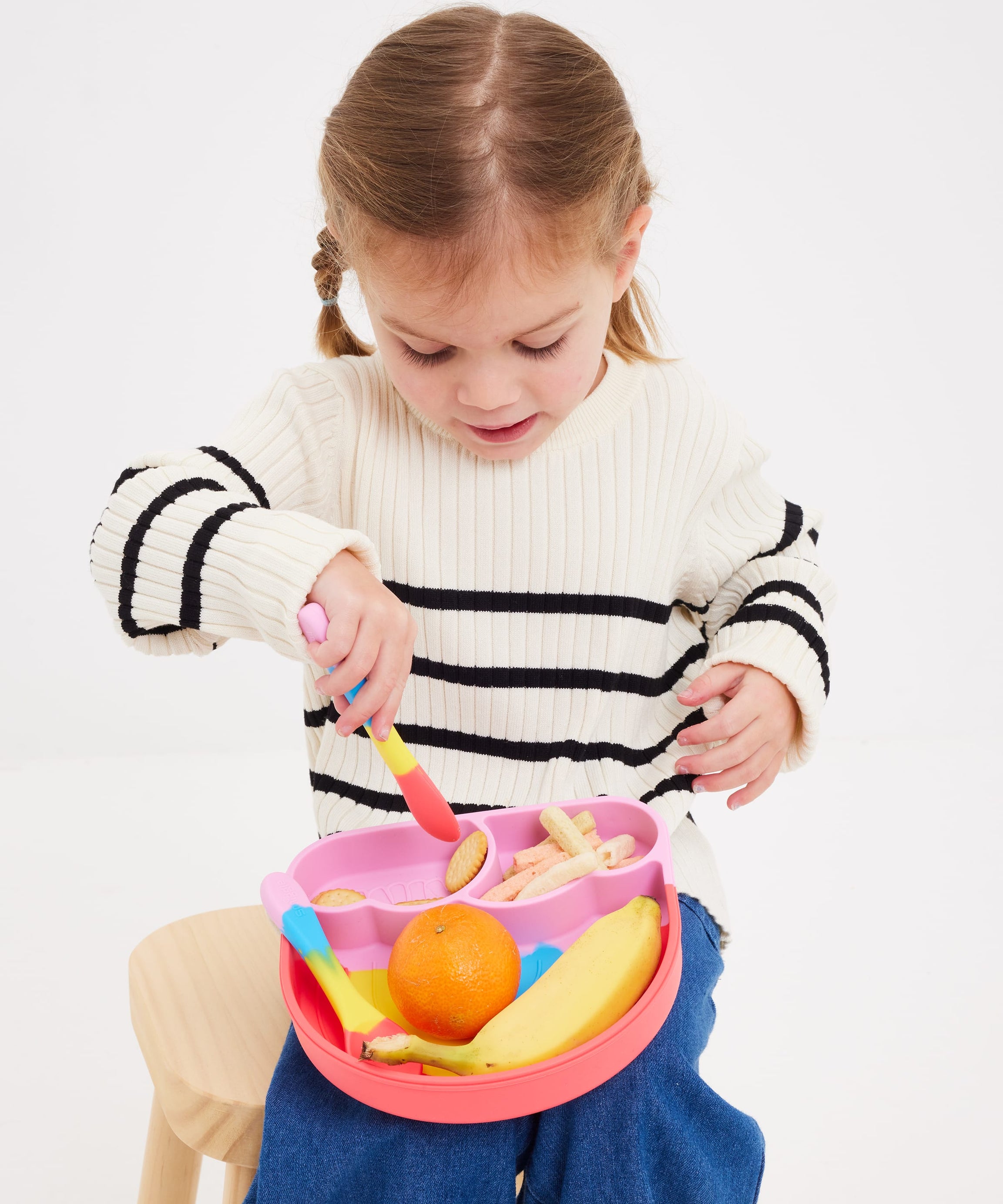 स्मिगल - बिग ड्रीम सिलिकॉन भोजन प्लेट सेट