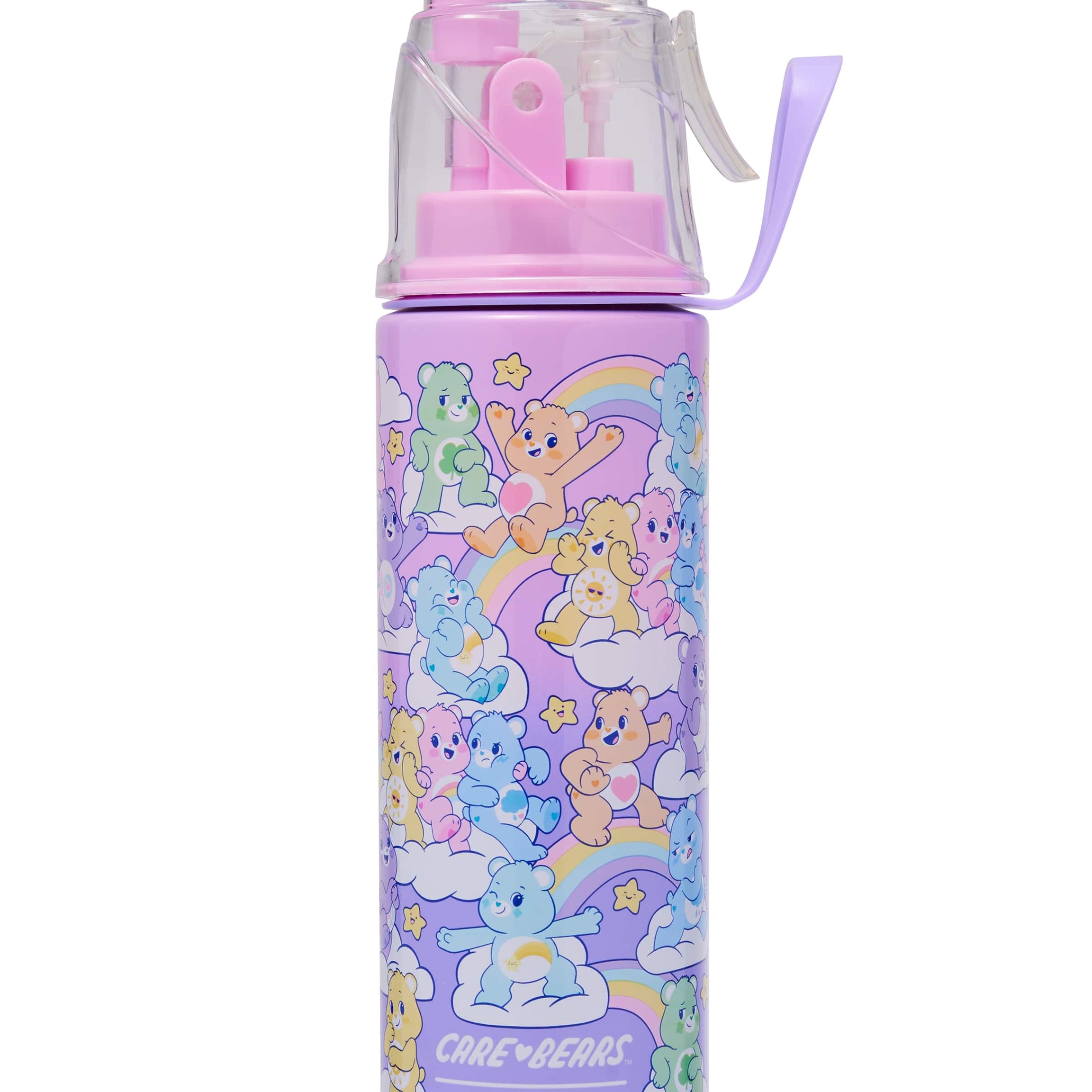 Smiggle - केयर बेयर्स जल स्प्रेयर 500ML स्टील मटका