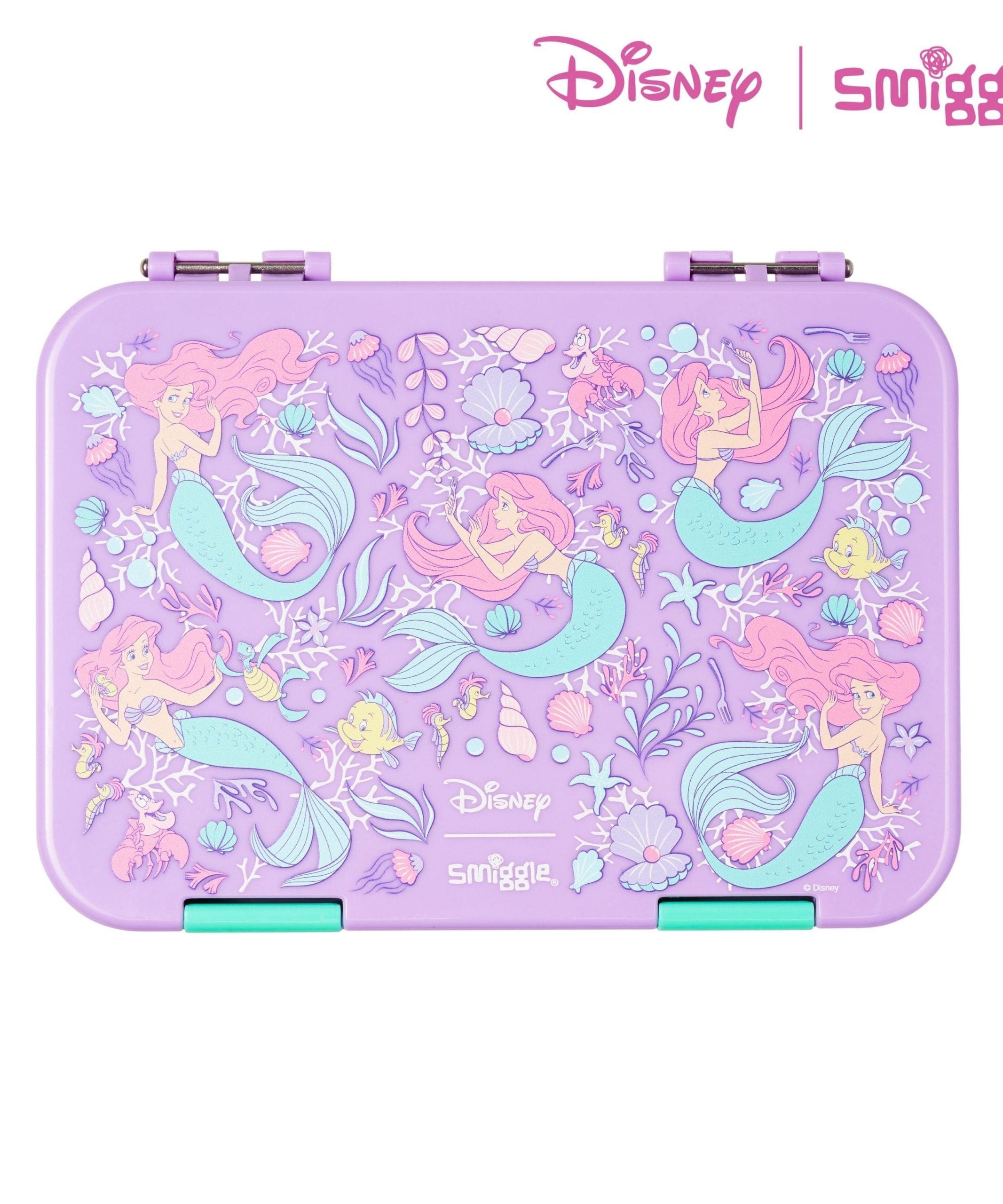 Smiggle - Disney राजकुमारी मध्यम आकार का बेंटो लंच बॉक्स