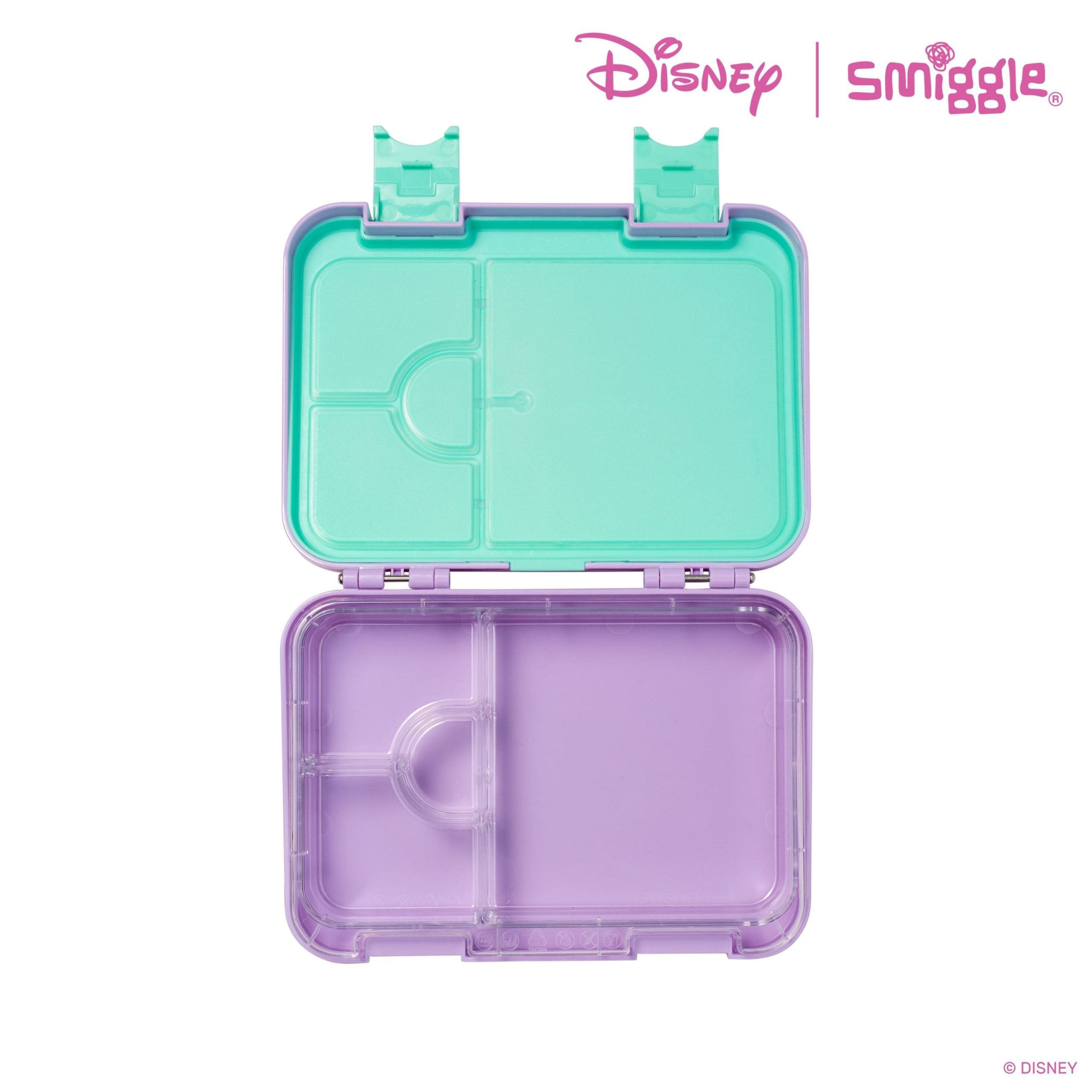 Smiggle - Disney राजकुमारी मध्यम आकार का बेंटो लंच बॉक्स