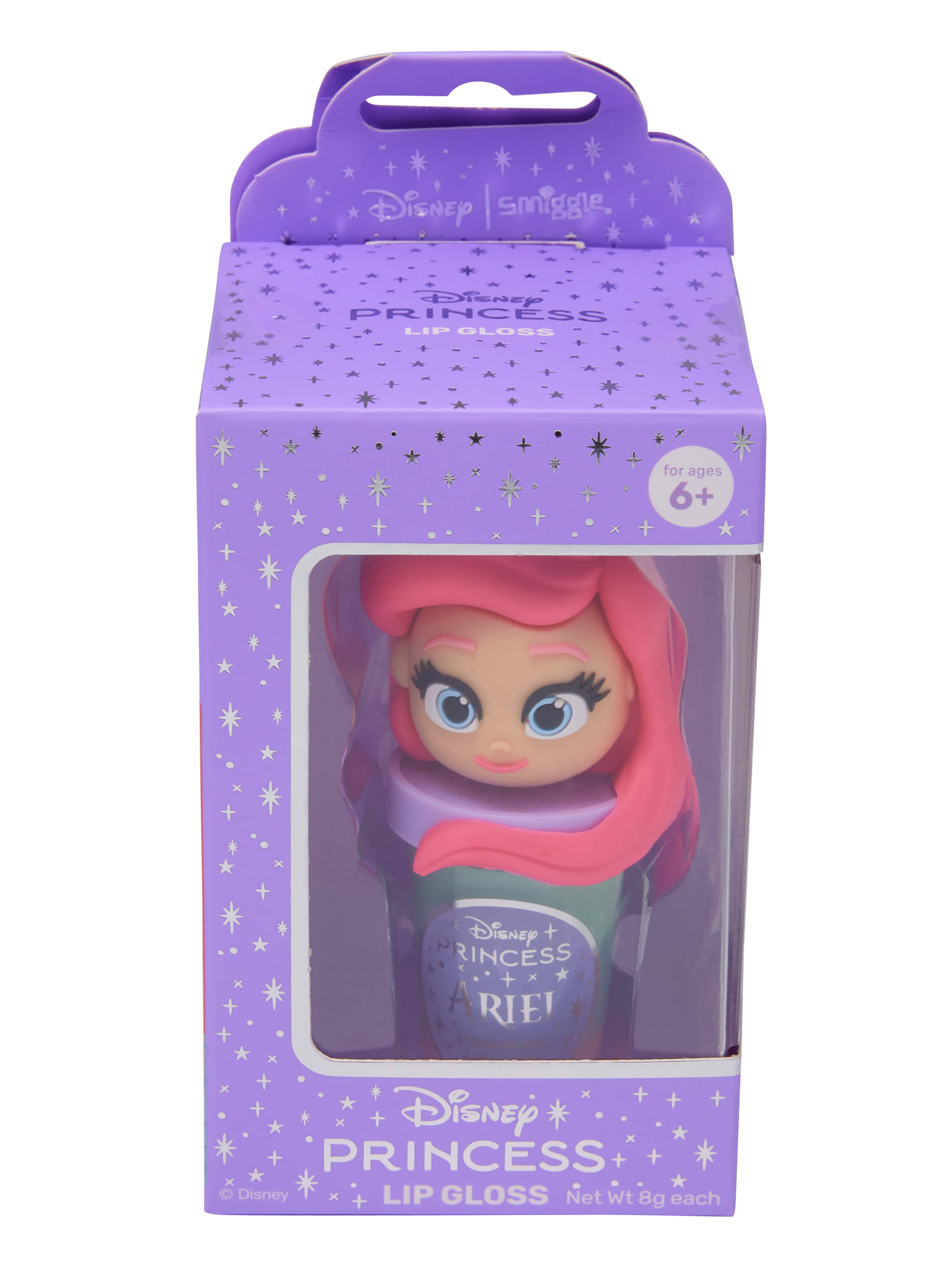 Smiggle - Disney राजकुमारी बच्चों के लिप ग्लॉस और कंटेनर