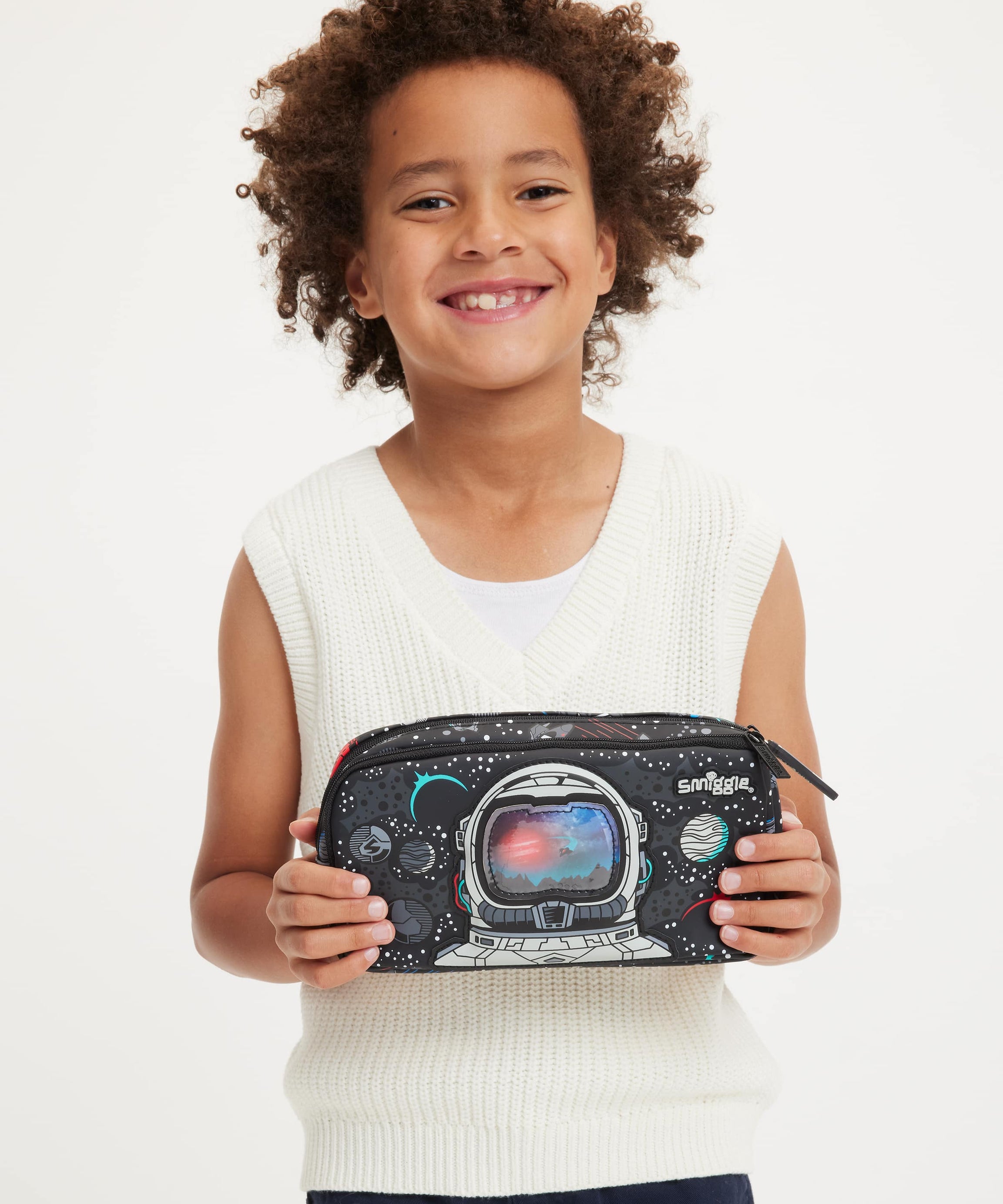 Smiggle - Eclipse डबल कम्पार्टमेंट पेंसिल बॉक्स