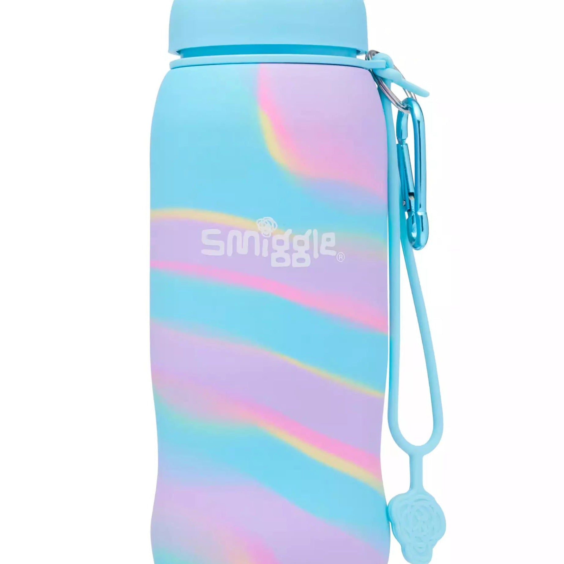 Smiggle – Freestyle Katlanabilir Pipetli 630ML Suluk - Dinossi