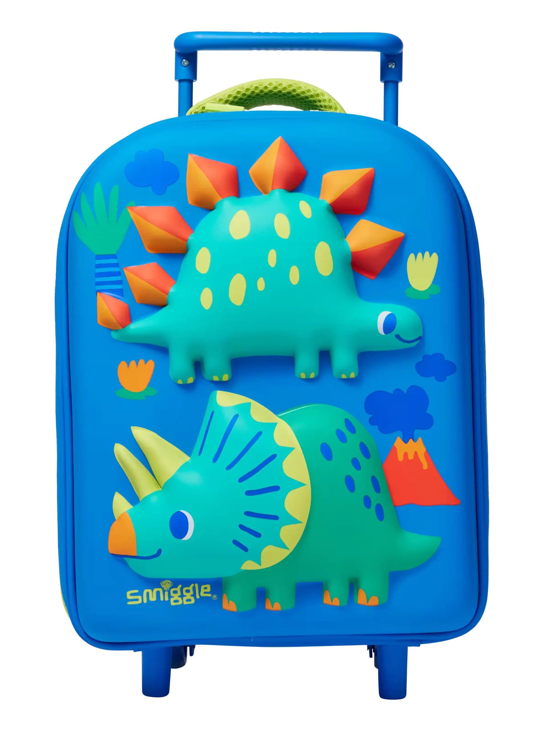 Smiggle - ग्लाइड टिनी टाइनी डिनो हार्डटॉप स्कूल और यात्रा बैग