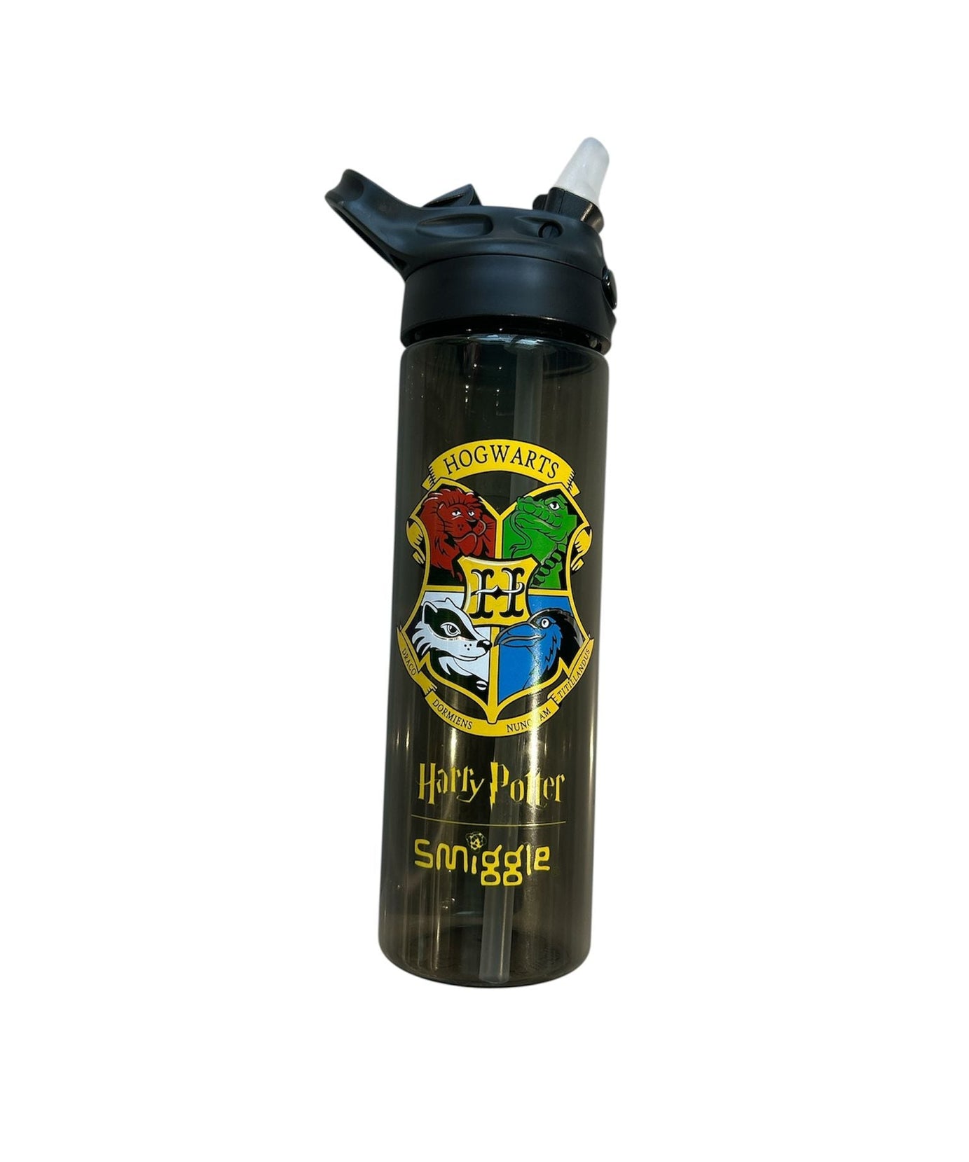 Smiggle - हैरी पॉटर BPA मुक्त ऑटोमैटिक पाइप वाली 650ML पानी की बोतल