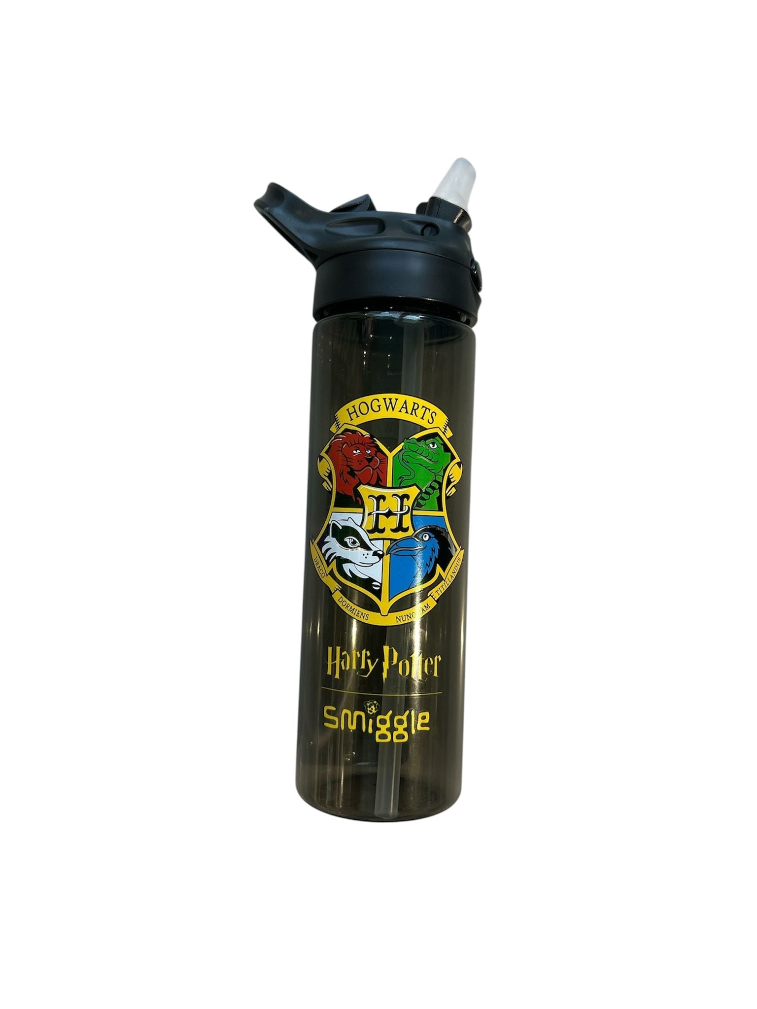 Smiggle - हैरी पॉटर BPA मुक्त ऑटोमैटिक पाइप वाली 650ML पानी की बोतल