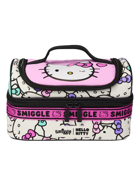 Smiggle - हेलो किटी दोहरी परत वाला भोजन बैग