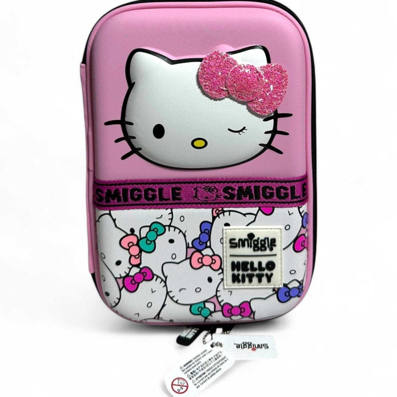 Smiggle - हेलो किटी हार्डटॉप पेन केस