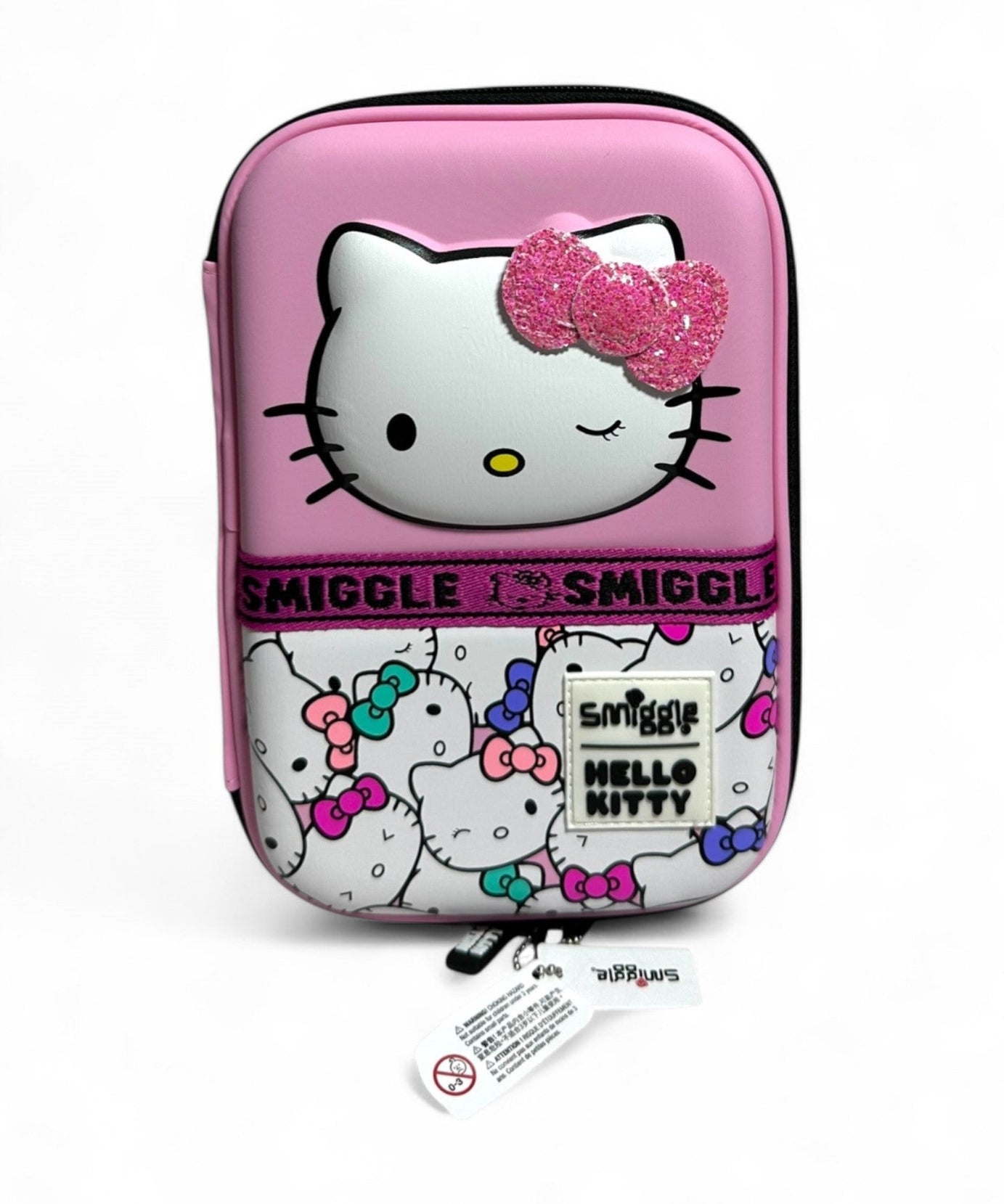 Smiggle - हेलो किटी हार्डटॉप पेन केस