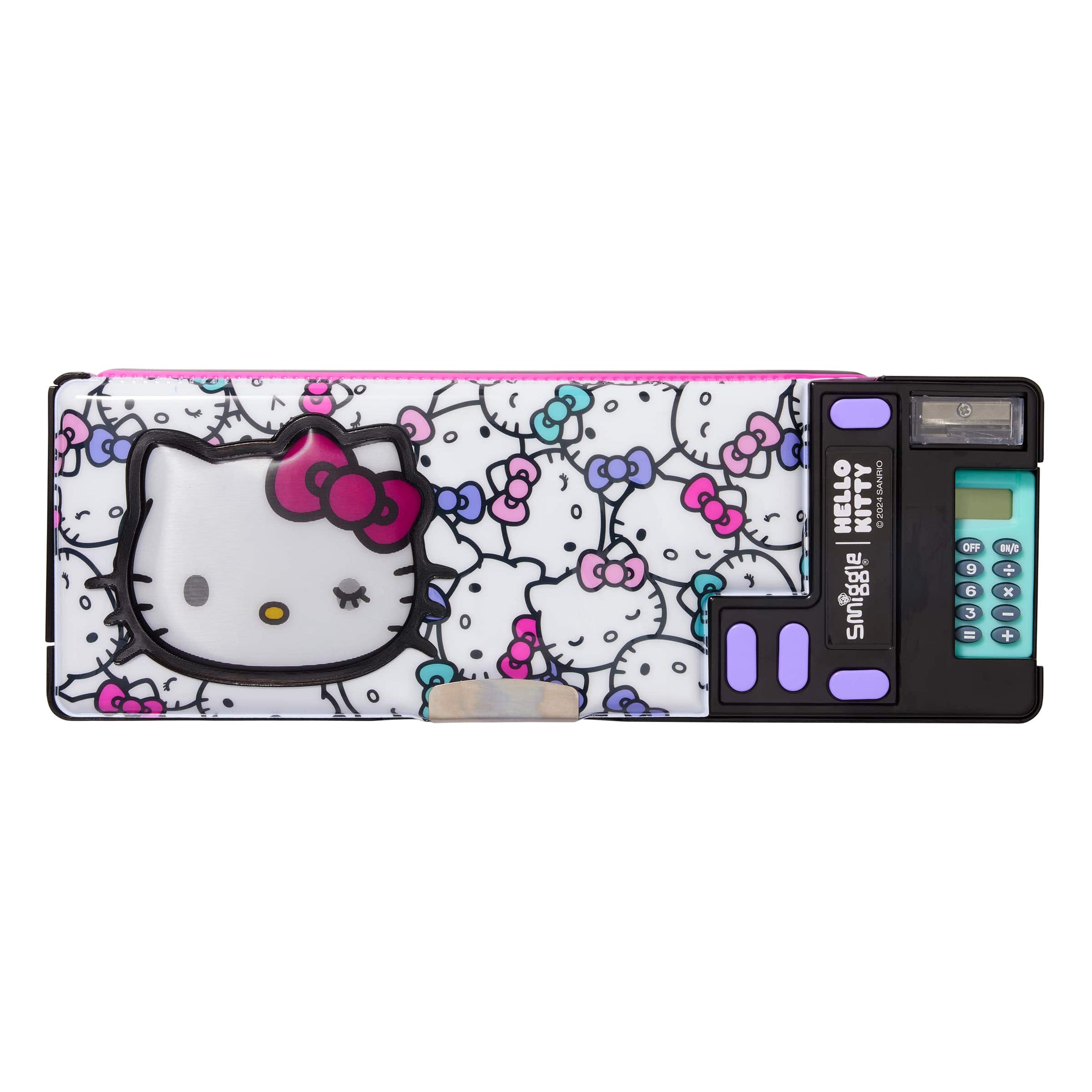 Smiggle - Hello Kitty कैलकुलेटर वाली ऑटोमैटिक पेन केस